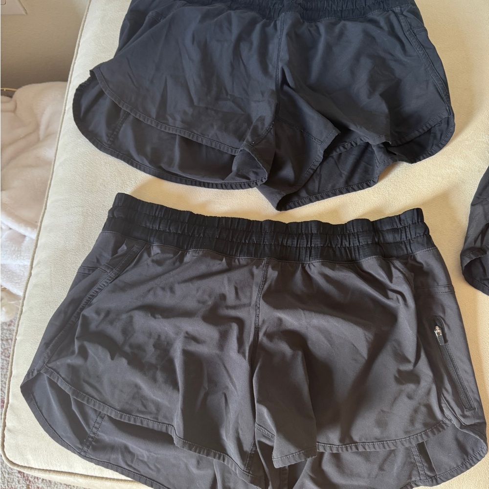 Lululemon Black Athletic Shorts - 3 pairs